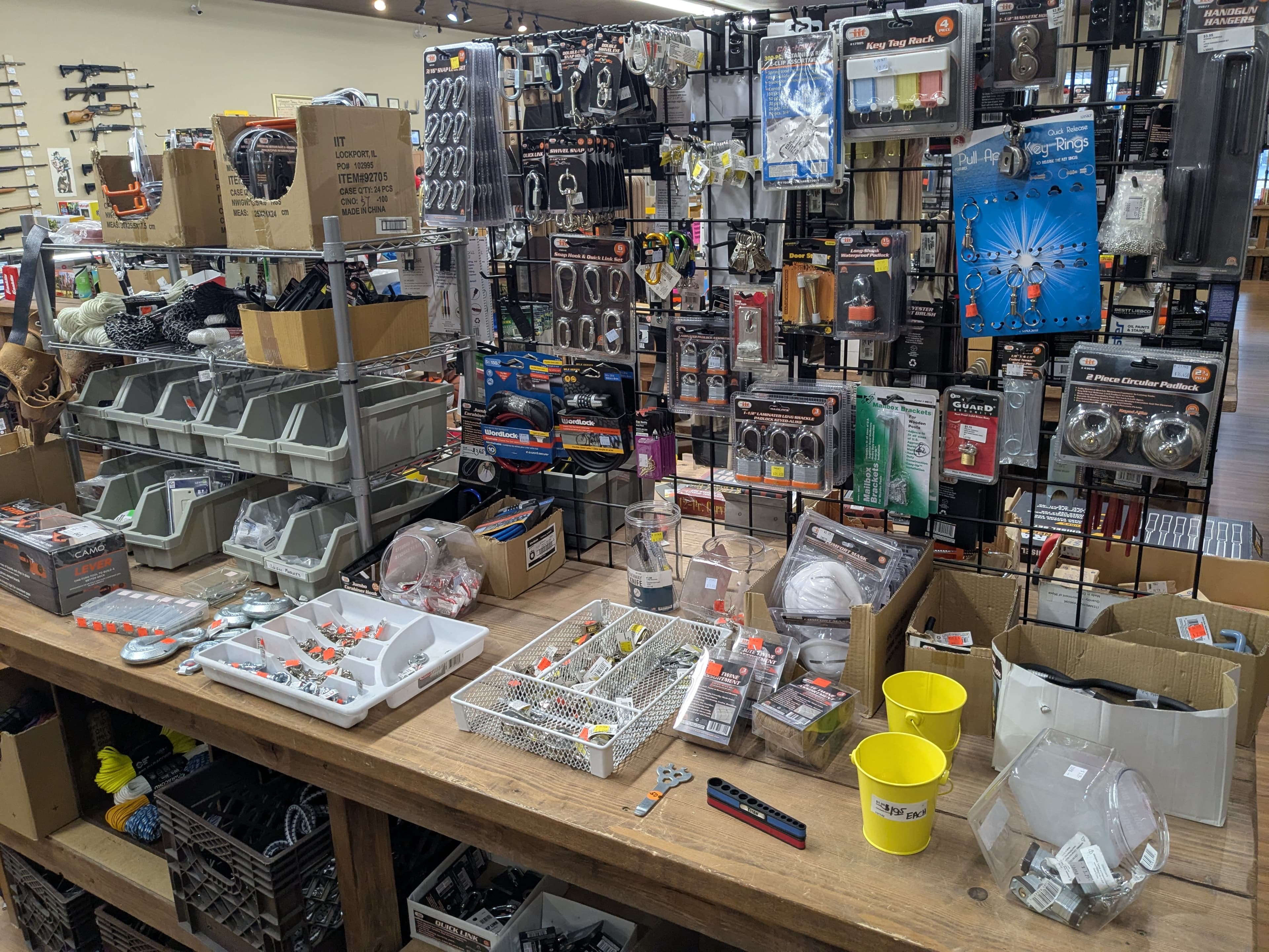Hardware and tools on display at Northwest Trading Post
